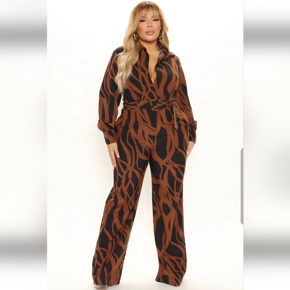 Feel Good Zebra Print Jumpsuit